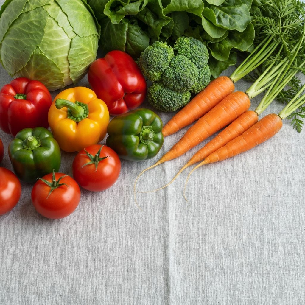 Variety of vegetables